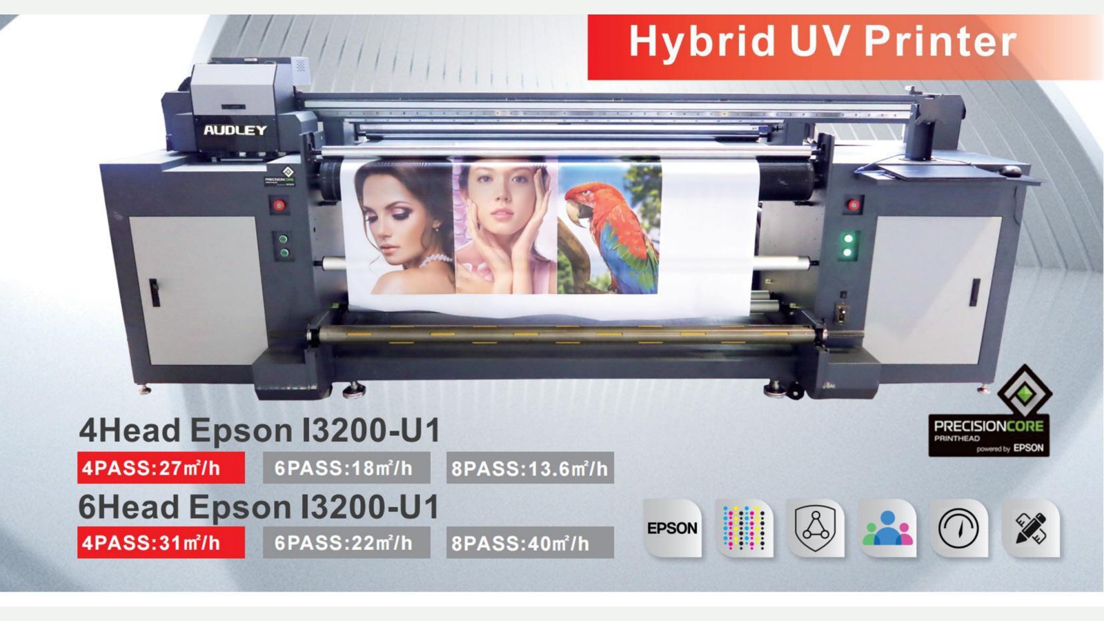 Audley Hybrid UV I3200 Roll and Flatbed